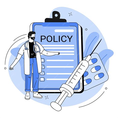 Premium Vector | Doctor analyzes patient's medical history vector