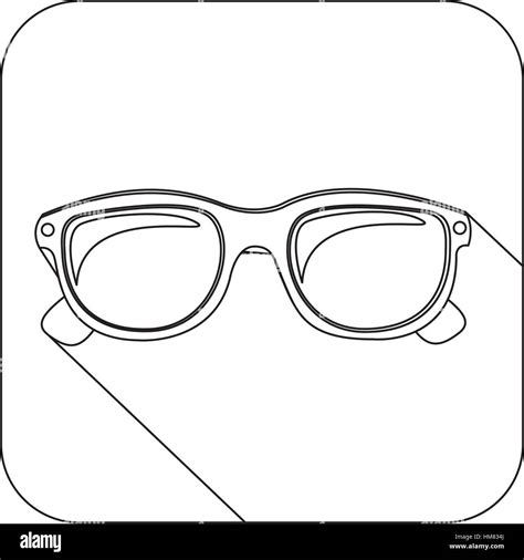 Square Glasses Vector