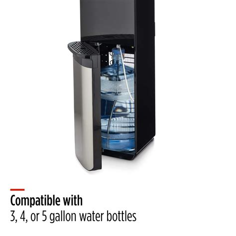 Master Chef Bottom Load Water Coolerdispenser 3 Temperatures Black