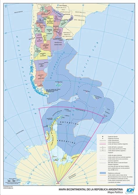 Argentina's Official map. : r/MapPorn