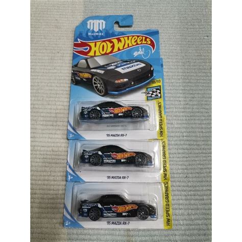 Hot Wheels Mazda Rx Madmike Shopee Malaysia