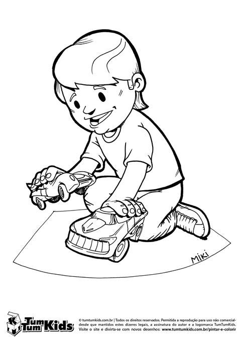 Carrinho Para Colorir