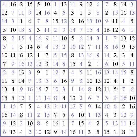 sudoku weekly   printable sudoku games  hard solution