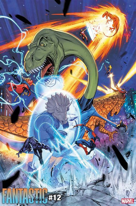 Fantastic Four #12 First Look Turns the Avengers Into Dinosaurs
