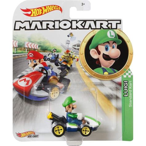 Hot Wheels Mario Kart Luigi On Onbuy