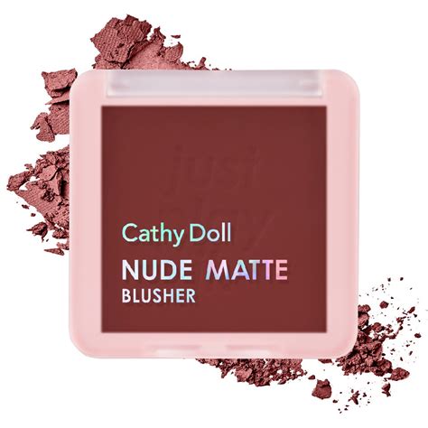 Cathy Doll Nude Matte Blusher G Blush Katy Fine Texture Shopee Malaysia