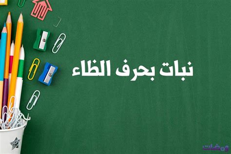 نبات بحرف الظاء لعبة بلاد حيوان جماد