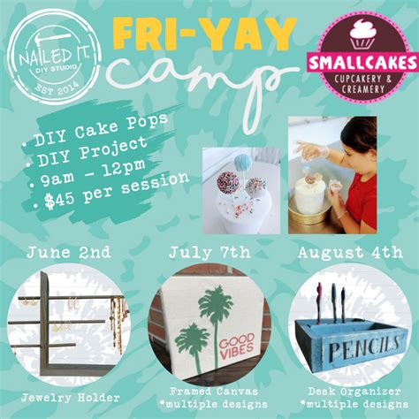 Fri Yay Smallcakes Mini Camp Hickory Studio