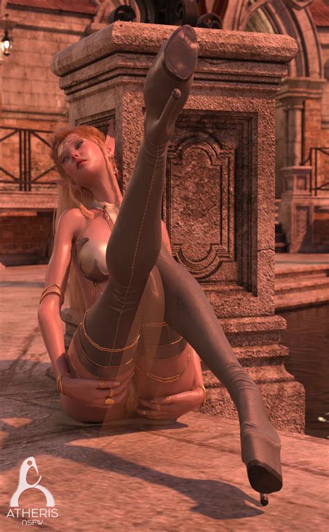 High Elf Posing00 03a Aredhel By AtherisNsfw Hentai Foundry