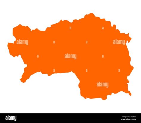 Karte Der Steiermark Stock Photo Alamy