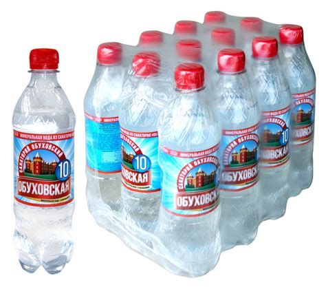 Минеральная вода Обуховская-10, 12 шт. по 0,5 л - купить с доставкой по ...