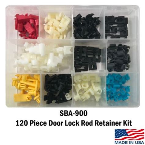 120 Piece Door Lock Rod Clip Retainer Kit Assortment Fits Ford Gm Mazda Chrysler Ebay