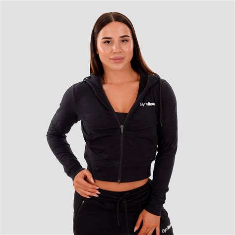 TRN Zip Up Hoodie für Frauen in Black GymBeam GymBeam de