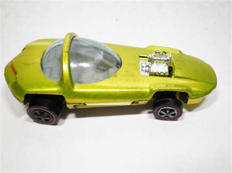 Hot Wheels Redline 1967 Silhouette Antifreeze USA Base Original Vintage Etsy