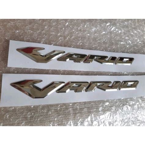 Jual Emblem Vario 110 125 Grade Ori Sepasang Kiri Kanan 3d Shopee