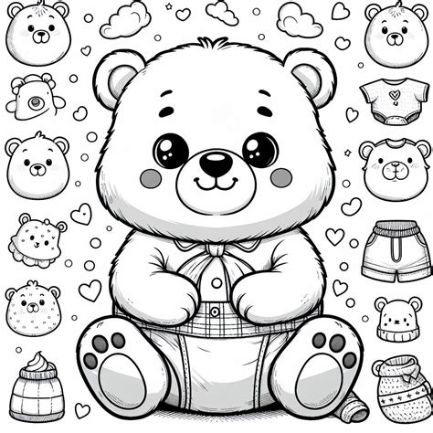 Desenhos Para Colorir De Ursos - 7