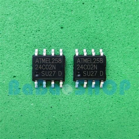 50pcs New 24C02N AT24C02N-10SU-2.7 ATMEL 2-Wire Serial EEPROM SOP-8 | eBay