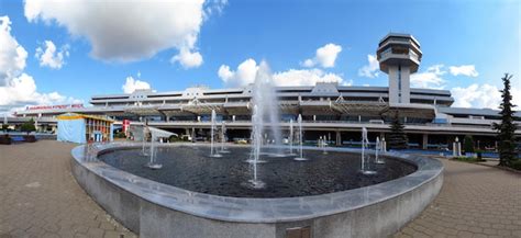 Premium Photo | Minsk national airport