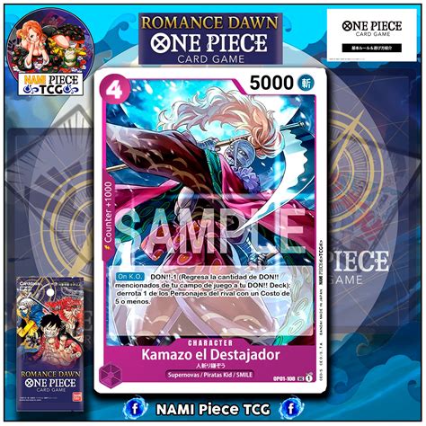 Nami Piece TCG - 🐳🐳 Kamazo en Romance Dawn 🐳🐳 Cambios... | Facebook
