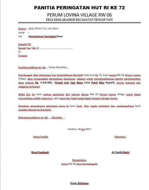 Contoh Proposal Proyek Sosial Pertamina