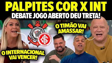 PALPITES CORINTHIANS X INTERNACIONAL Renata FICOU MALUCA E Ronaldo