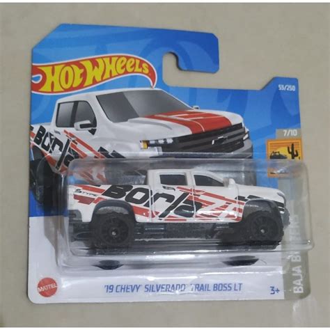 Jual Hot Wheels 19 Chevy Silverado Trail Boss LT Shopee Indonesia