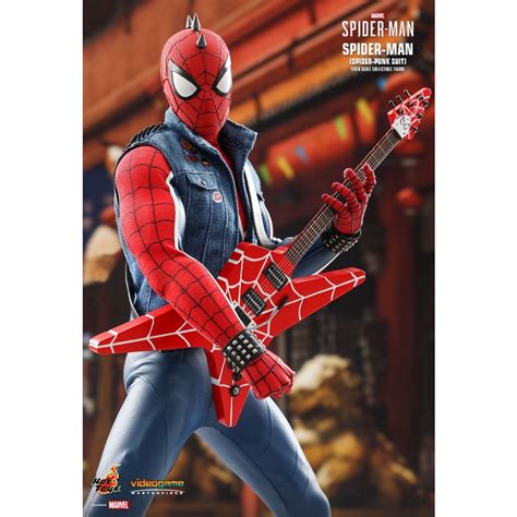 พรอมสง HOT TOYS VGM MARVEL S SPIDER MAN SPIDER MAN SPIDER PUNK SUIT Shopee Thailand