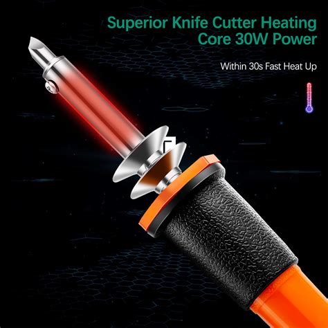 Pieces Electric Hot Knife Cutter Tool Kit Include Heat Cutter Multipurpose Stencil Cutter