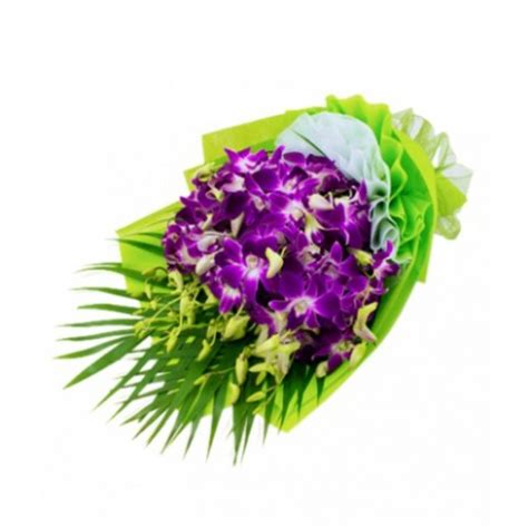 Purple Orchid Bouquet | Fresh Flowers by Janina Florist