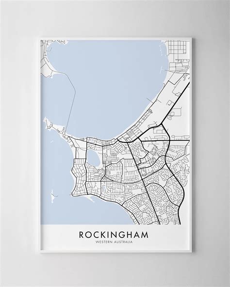 Rockingham Map Print - Chelsea Chelsea