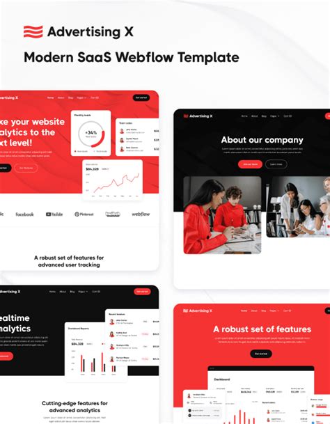 Advertising X Saas Html Responsive Website Template