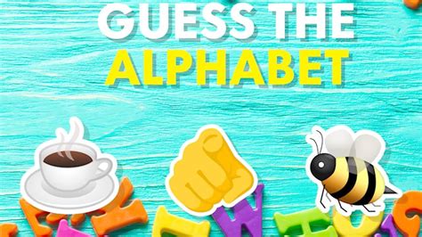 ALPHABET Quiz How Many LETTERS Can You Guess YouTube