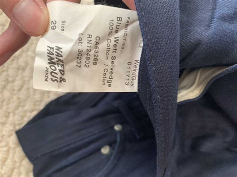 Naked Famous Naked And Famous Weird Guy 29 Waist Bl Gem