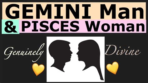 Gemini Man And Pisces Woman Love Compatibility 🦋 Youtube