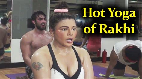 Rakhi Sawant Hot Yoga On International Yoga Day YouTube