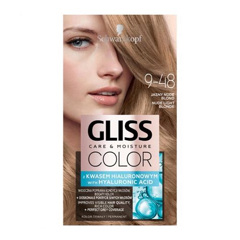 GLISS COLOR FARBA KOL JASNY NUDE BLOND NUDE LIGHT BLONDE Drogeriejasmin