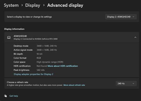 Corsair Xeneon Flex New Peak Brightness Number Windows 11 Rcorsair