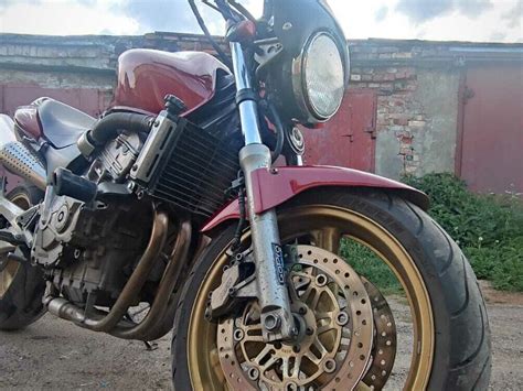 Купить б у Honda CB 600F Hornet карбюратор 5 передач в Златоусте красный naked bike 1998 года