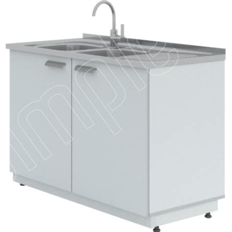 Мойка лабораторная ЛК-1200 СМС (2 раковины, 1 смеситель) - купить с ...