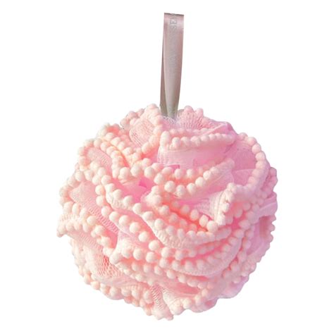 Aieott Bath Shower Loofah Sponge Pouf Body Wash Scrubber，bath Sponge