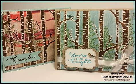 The Serene Stamper Woodland Embossing Folder Technique