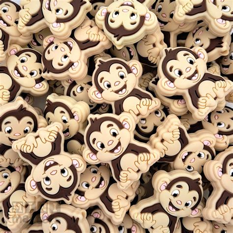 cute animal 3d monkey silicone case 4