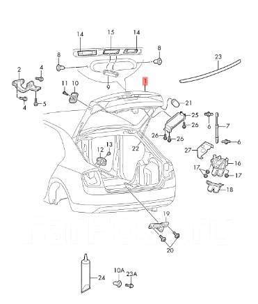 Крышка багажника Skoda Octavia A7 2013-2020 купить в Казани по цене: 82 ...
