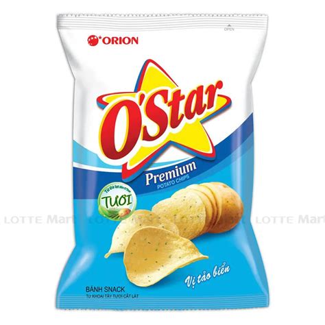 Bánh Snack O'Star Vị Tảo Biển 108G