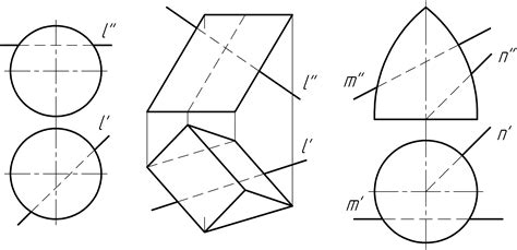 6. Пересечение прямой и плоскости, пересечение двух плоскостей.