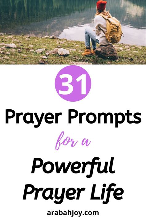 31 Prayer Prompts For Your Prayer Time Free Printable Prayer Times