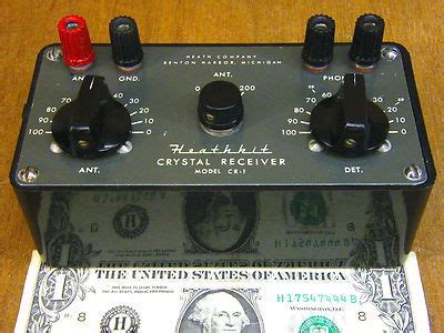 Heathkit Cr Crystal Radio Set Excellent Working Heath Kit