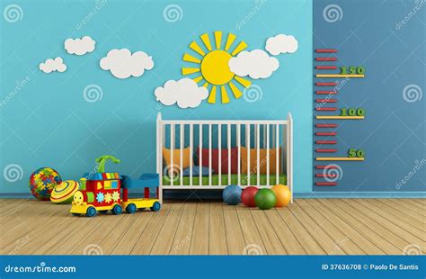 Baby Room Stock Illustration Illustration Of Wood Interior 37636708