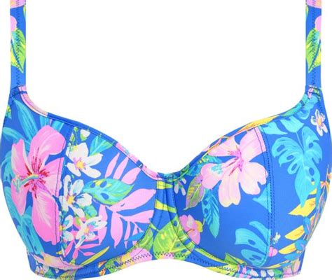 Freya Hot Tropics Uw Sweetheart Bikini Top Dames Bikinitopje Blue