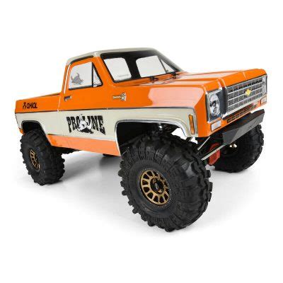 Pro Line 1978 Chevy K 10 Clear Body For The SCX6 RC Car Action